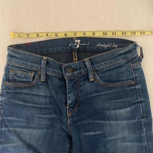7 for All Mankind Straight Leg Denim - Picture 4 of 6